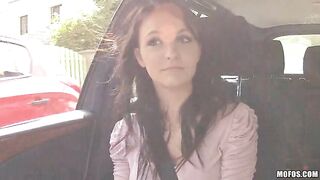 Belle Claire Stranded Teen Takes a Ride On a Big Cock