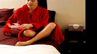 TeensGFS.com - Masturbating Nude with Giant Toy in Bedroom