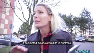 Blonde Ozzie fucks to save the bush