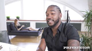 Extreme Interracial Threesome With DP